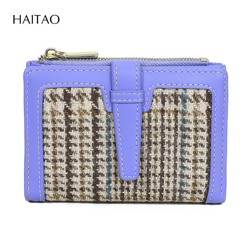 Cross-border retro corto billetera de damas doblada en dos por ciento de gran capacidad multi-tarjeta certificados bolsas de tarjetas de cambio nuevo