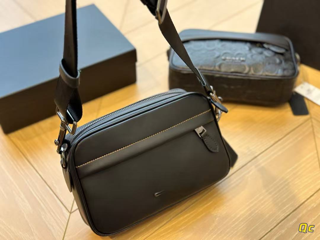 Bolso para cámara para hombre y mujer, material de PVC, bolso cruzado informal para viaje, bolso de mensajero, bolso versátil para teléfono para ir al trabajo, 22x15x5