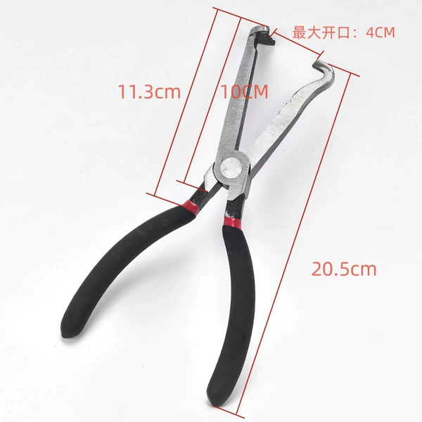 8 -inch fracture red black handle