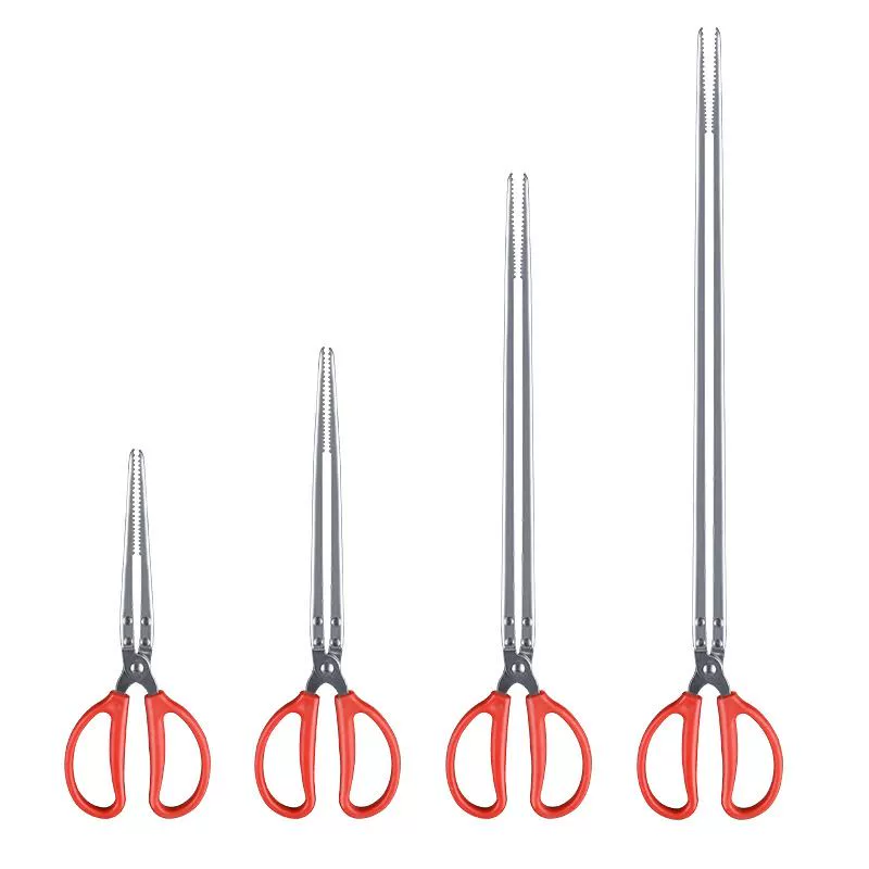 Pick up garbage clip fire tongs sanitary clip stainless steel eel clip pickup carbon clip to catch sea lengthening anti-slip