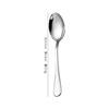 Tableware stainless steel, spoon with laser, increased thickness