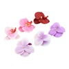 Factory direct selling orchid artificial flower wedding wedding jewelry accessories DIY simulation Phalaenopsis flower fake flower head wholesale