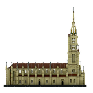 Moc-120952 13" High Bern Minster/Bern Minster Church Tower 2044 Particle Number
