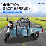 电动三轮车拉货代步农用货车大功率载重王货运电瓶车出口三蹦子厂