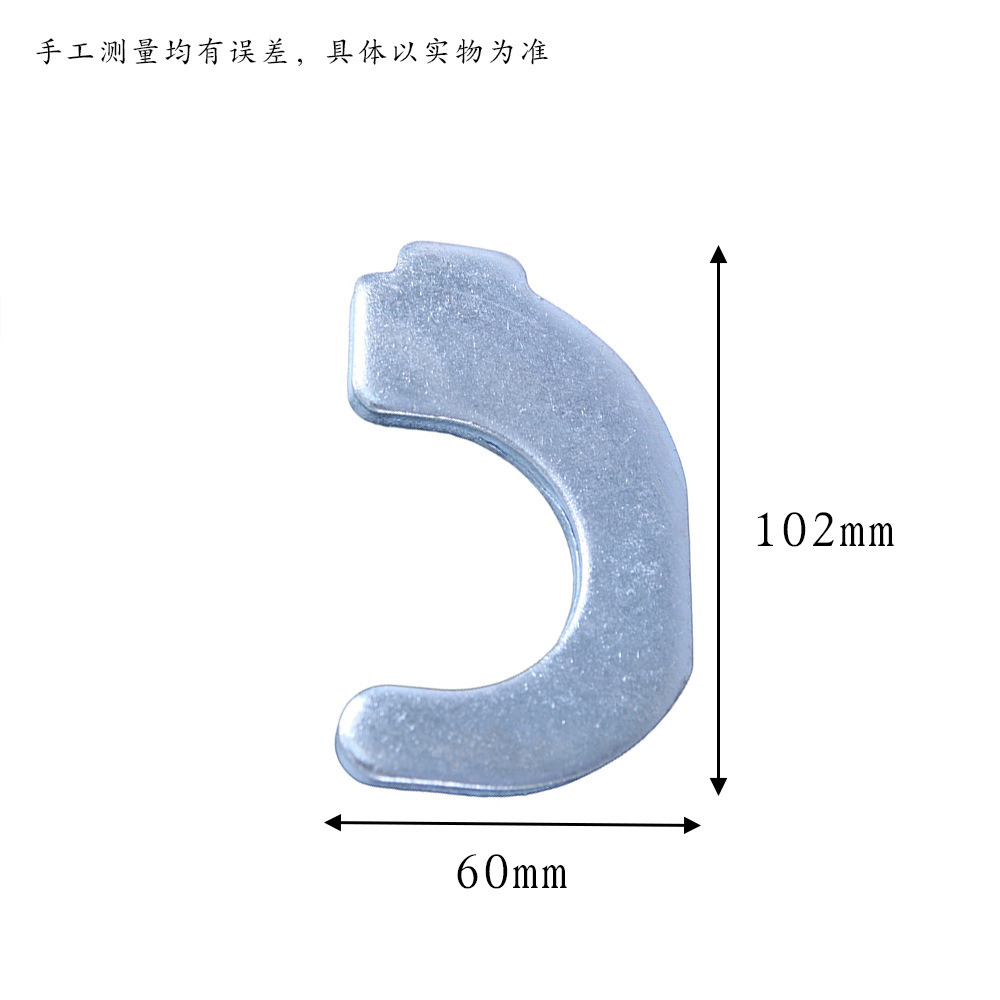 现货供应移动脚手架配件加厚活动踏板挂钩跳板钩子加长镀锌带锁