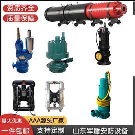 BQS矿用隔爆潜水排沙强排泵WQB防爆排污泵BQG气动隔膜泵FQW风动泵