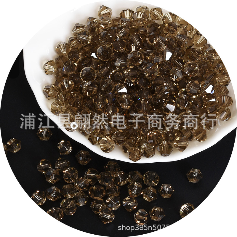 3-8mmAAAA水晶菱形珠精品水晶ガラス珠二頭尖珠DIY珠散珠アクセサリー部品