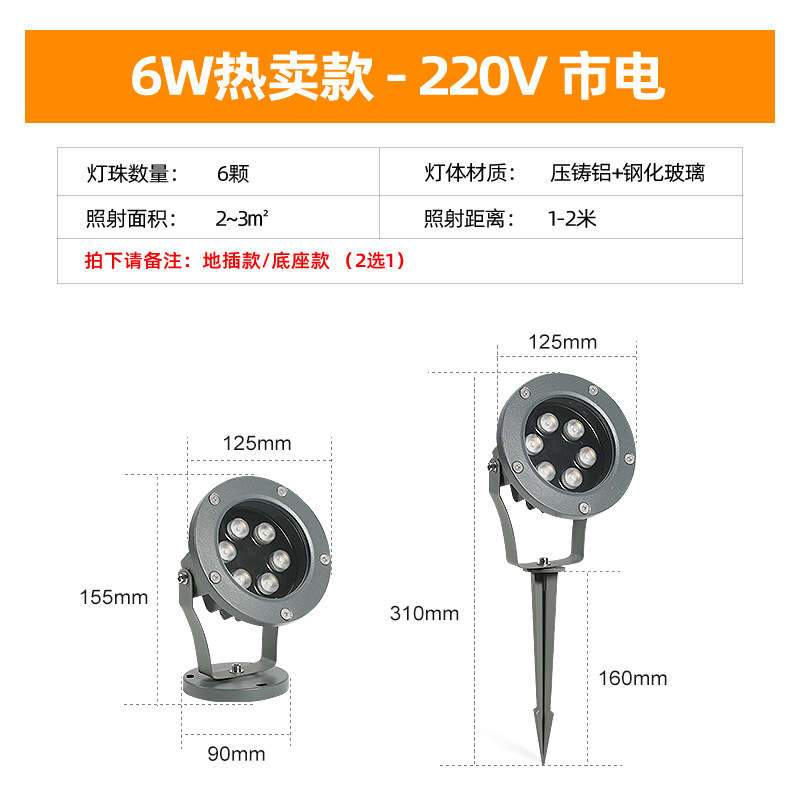 6W-핫셀링 모델 [원형투광등]