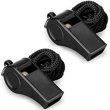 A 62320 ABS Thick Whistle Black ��ɫ���� �W���羳���R�d