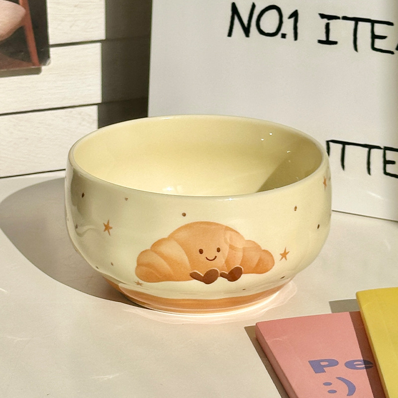 4.65-Inch Brown Bread-Rice Bowl