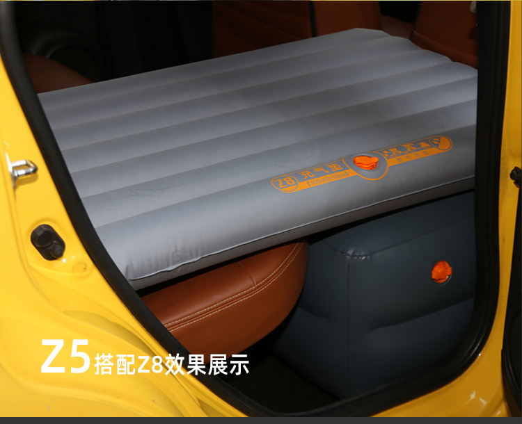 Car inflatable bed, SUV air mattress for the back seat, sleeping pad, portable bed sleeping pad for the rear seat, height-increasing cushion