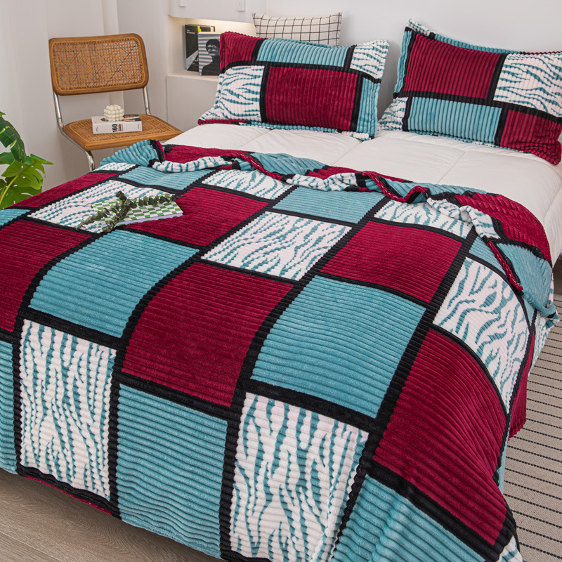 빨간색과 파란색 격자 무늬