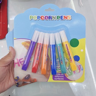 Cross border hot selling 3D printing bubble pen popcorn pen cotton pen bubble pen drawing children diy expansion pen