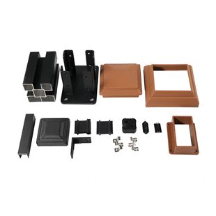 Wood-Plastic Composite Accessories for Wooden Flooring, Anti-Corrosion, Moisture-Resistant Plastic Wood Panels for Balcony Decoration, Wood Grain, Light Luxury