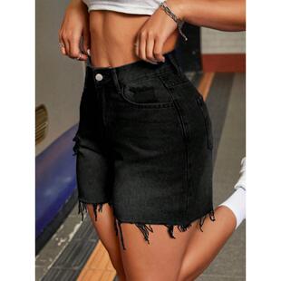 N 84660 Casual high-waisted denim shorts ���e����ţ�ж�ѝ��