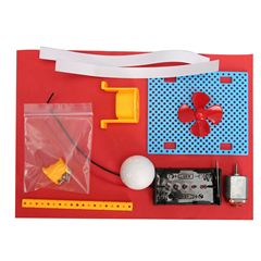 Science Experiment DIY Educational Toy Kit for Primary School Students - Floating Blow Ball Electric Technology Craft Material Pack
