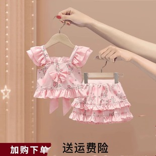 Girls Swimsuit Split 2024 Summer Clothing Kidsren's New Summer Style Swimsuit Baby Swimming Reversible
