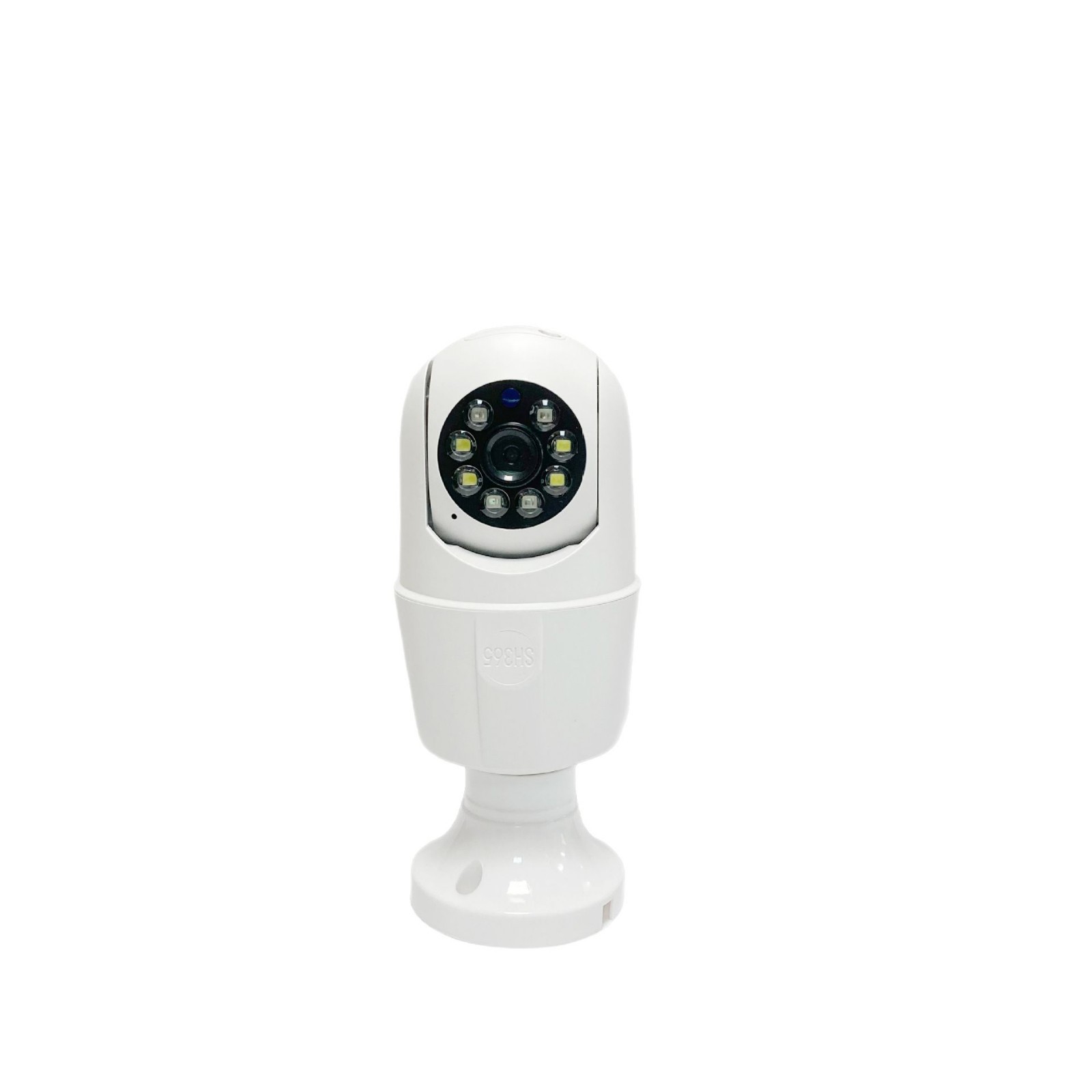 Cámara de monitoreo remoto de tipo bombilla doméstica transfronteriza 360 cámara de alta definición inteligente de rotación panorámica de lente única