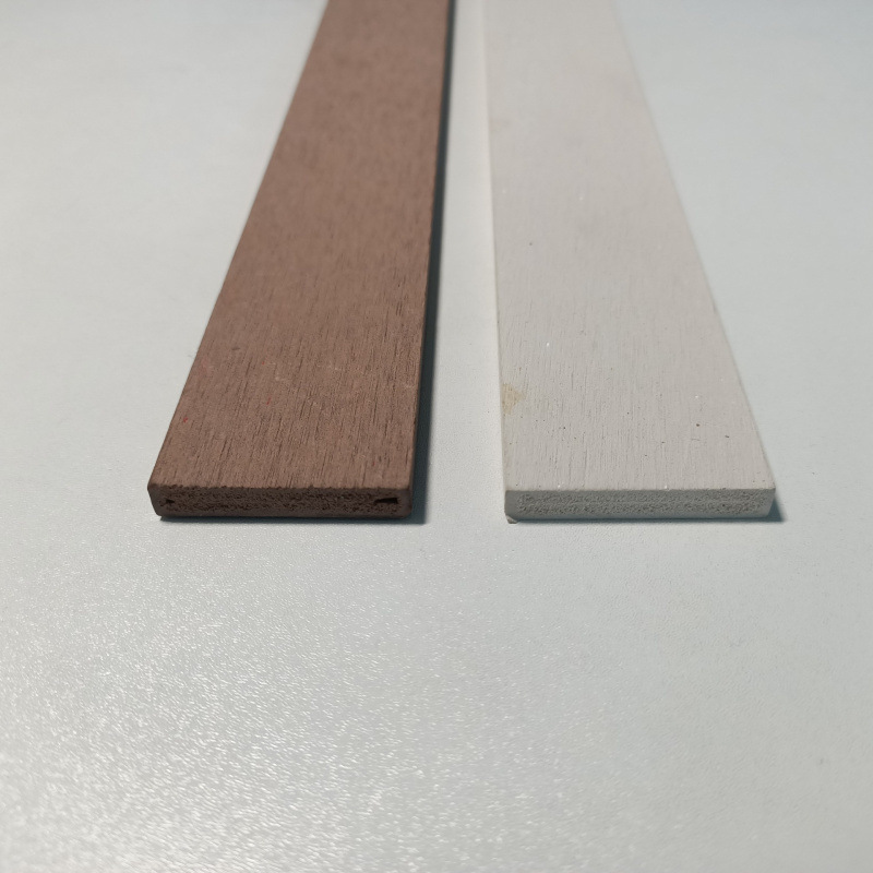 PVC PE木塑表面拉毛发仿木泡护栏条挤出型材条 生产厂家批发