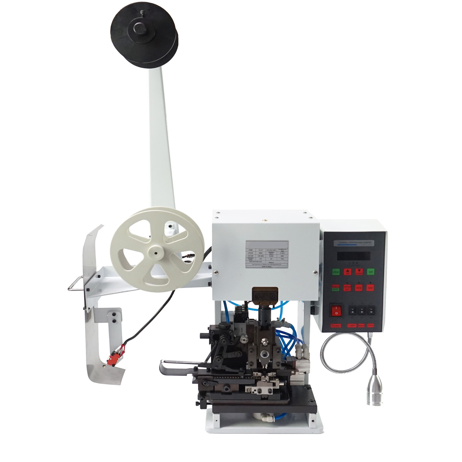 连剥带打端子机半自动剥皮打端子机护套线连剥带打端子机