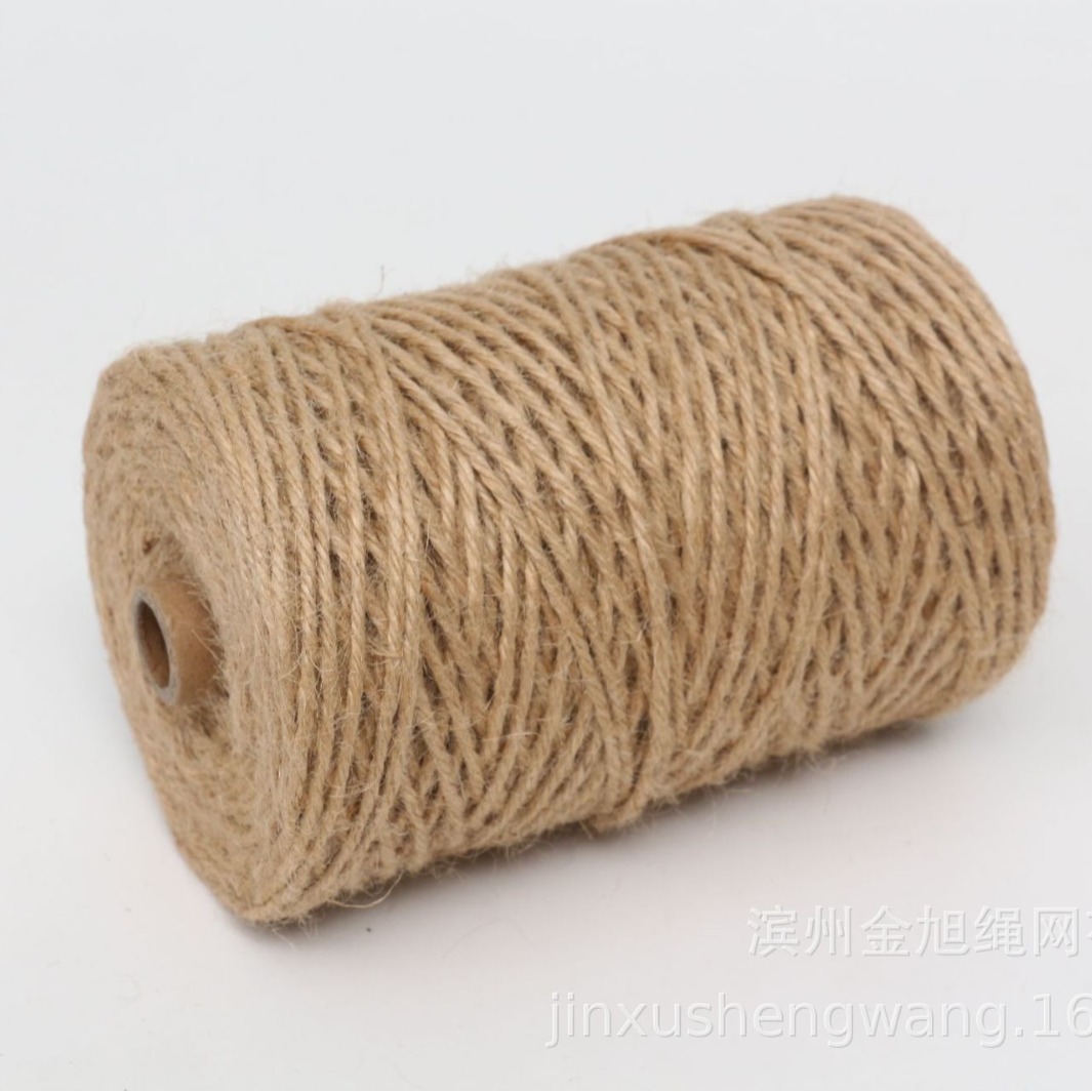 Cuerda de cáñamo, hilo de cáñamo, material de bricolaje, grosor, tejido a mano, marco de escalada para gatos, valla, barandilla, cuerda de tira y afloja, decoración de pared de fotos