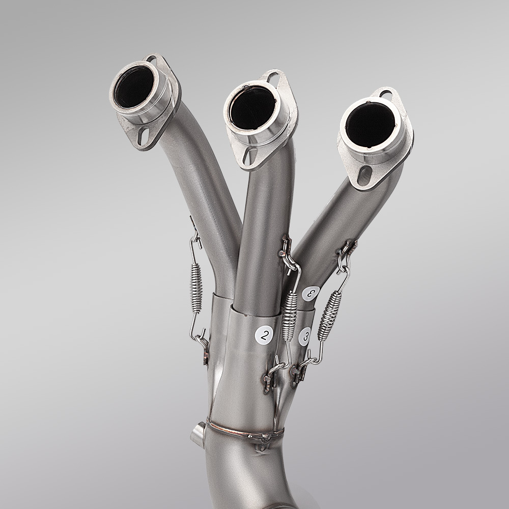 Motorcycle Mt09 Special Front Exhaust Pipe Tail Muffler Set Non-Destructive Installation 2021-2025