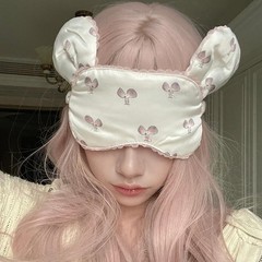 Insレース睡眠遮光アイマスク女子純欲風甘い美人かわいい日よけ写真昼休みアイマスク