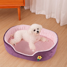 跨境贴标加厚海绵家用猫狗睡觉用宠物狗窝秋冬季保暖狗窝宠物用品