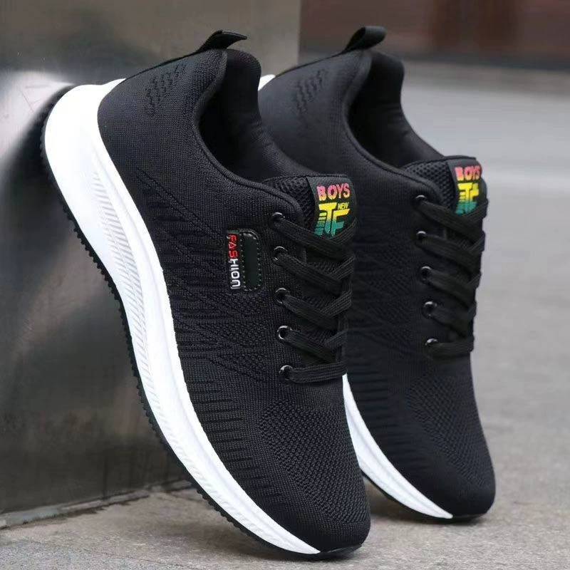 Трансграничная Внешняя торговля оптом сетчатые дышащие кроссовки мужские с мягким дном легкая модная повседневная обувь модные корейские кроссовки