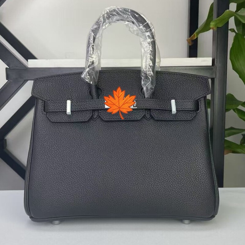 Cross-Border Best-Selling Platinum Togo Leather Imported Top-Layer Cowhide Waxed Thread 25/30cm Steel Hardware Handbag Unisex Cross-Border Best-Selling Platinum Togo Leather Imported Top-Layer Cowhide Waxed Thread 25/30cm Steel Hardware Handbag Unisex