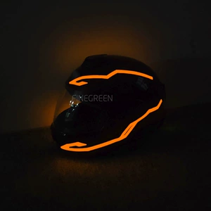 LED Helmet Light Motorcycle Helmet Warning Light Luminous Strip