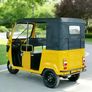 Fuel-powered passenger tricycle, tourist sightseeing tricycle, passenger tricycle with sunshade and canopy