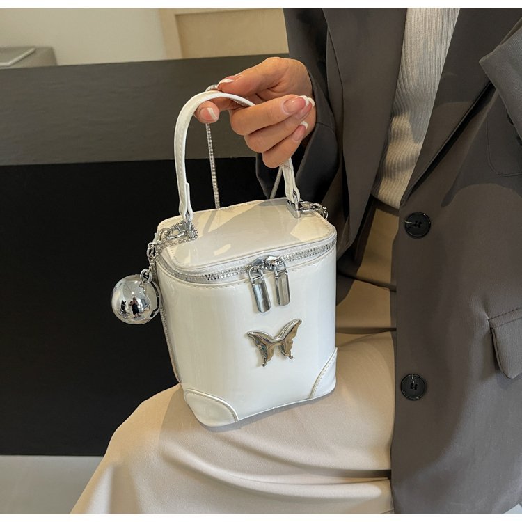 Exquisite fashionable handbag for women, new stylish high gloss solid color shoulder bag, high-quality and versatile_voghion.com