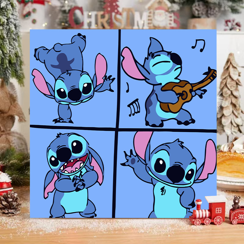 Disney DIY serie de animación de pintura al óleo digital Pokémon niños simple relleno de pintura al óleo fábrica al por mayor