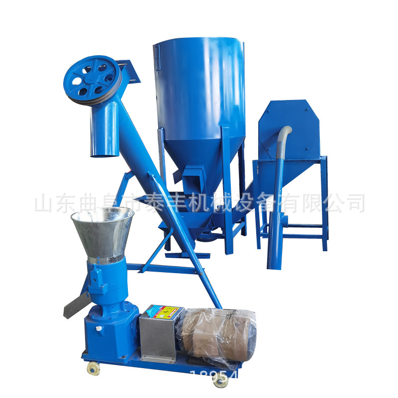 Máquina de granulación doméstica pequeña 220v equipo de cría de ganado, oveja, cerdo y conejo maíz de paja granulador