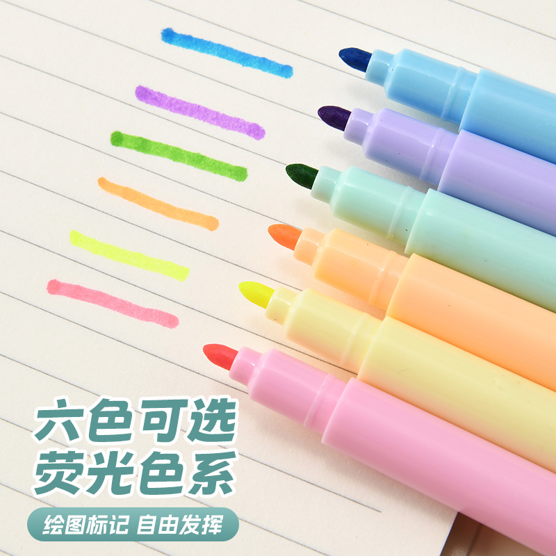 Puntero de doble cabeza personalizado marca de alto valor de color clave marca de color caramelo puntero de impresión LOGO