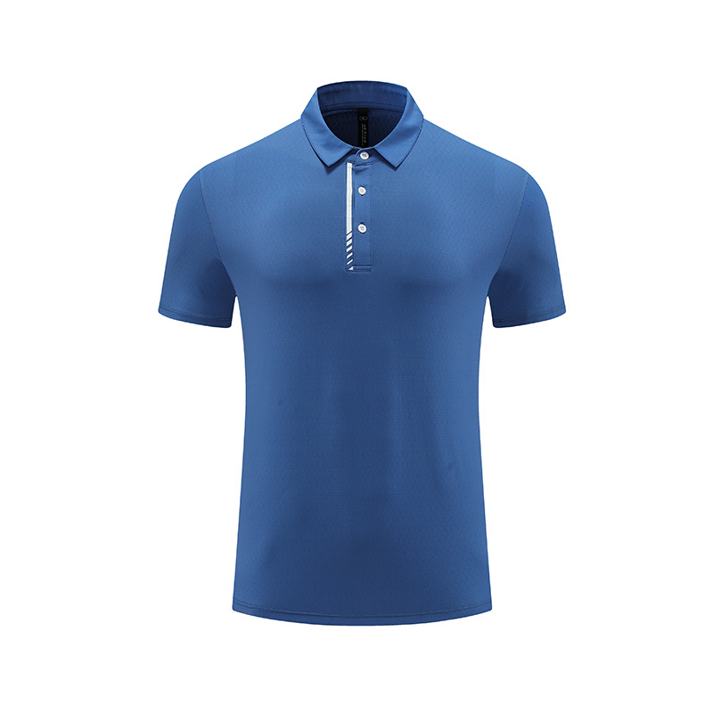 Verano de hielo-sensación transpirable de secado rápido Polo de los hombres de negocios ropa de manga corta casual solapa superior moda deportes ropa de fitness