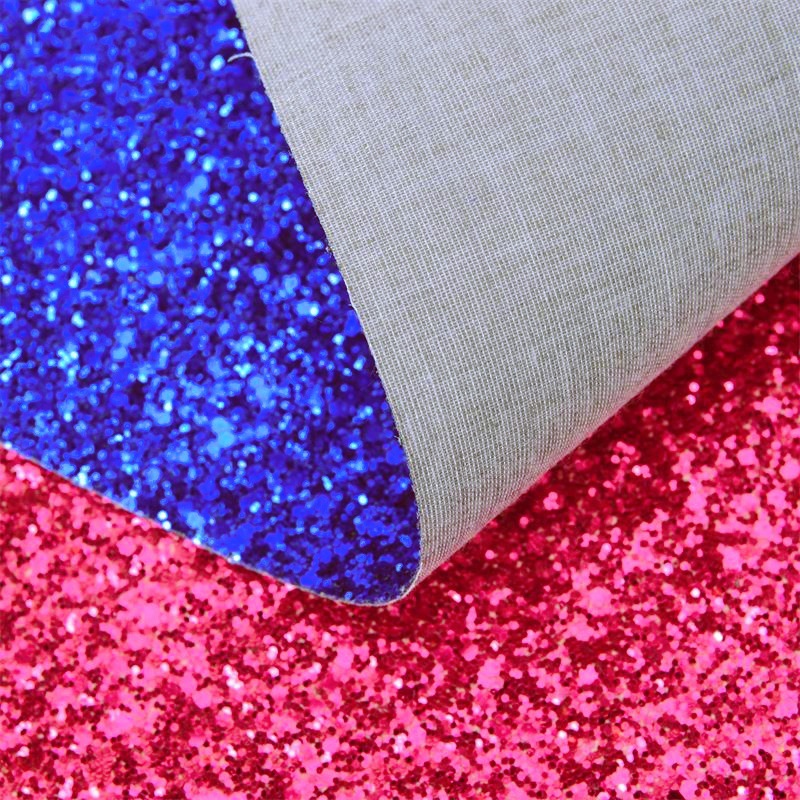 Thick Glitter Sequin Pu Leather Material for Shoes, Bags, Handbags, DIY Bows, and Hair Accessories
