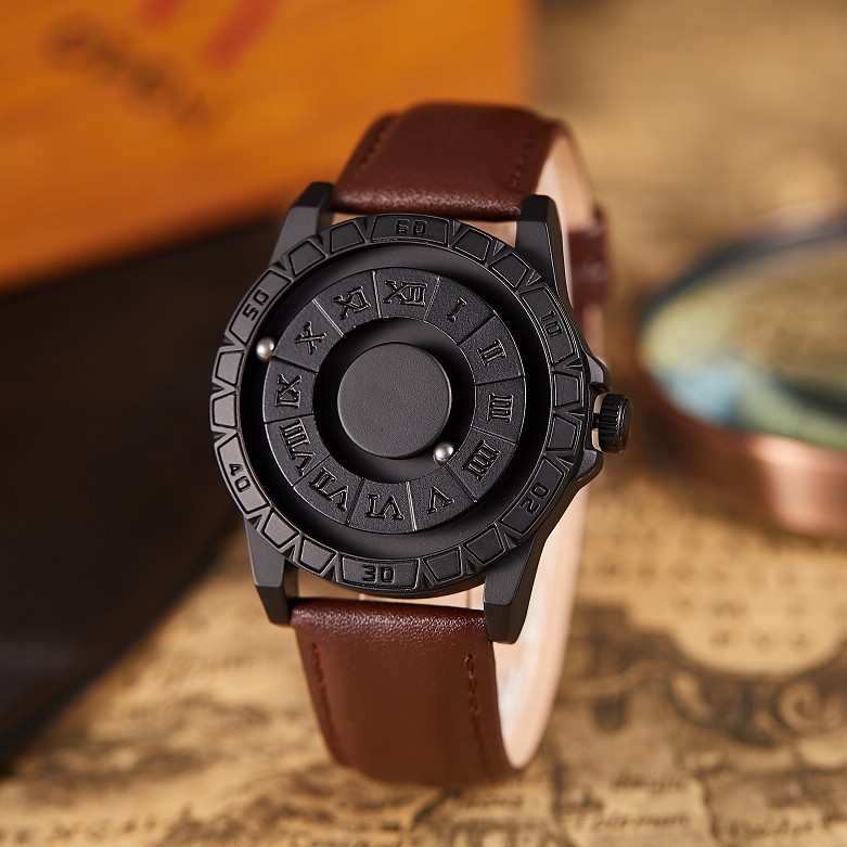 Reloj de pulsera impermeable con levitación magnética, reloj de alta tecnología para hombres y mujeres, reloj de cuarzo creativo y personalizado._voghion.com