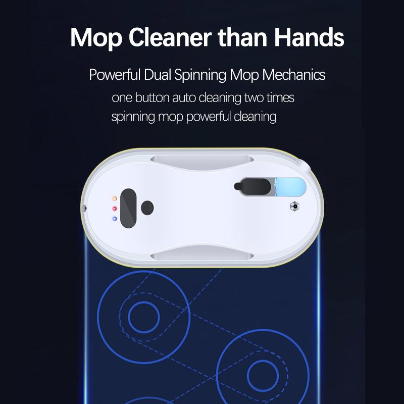 擦窗机器人clean robot全自动喷水家用超薄玻璃擦窗神器|undefined