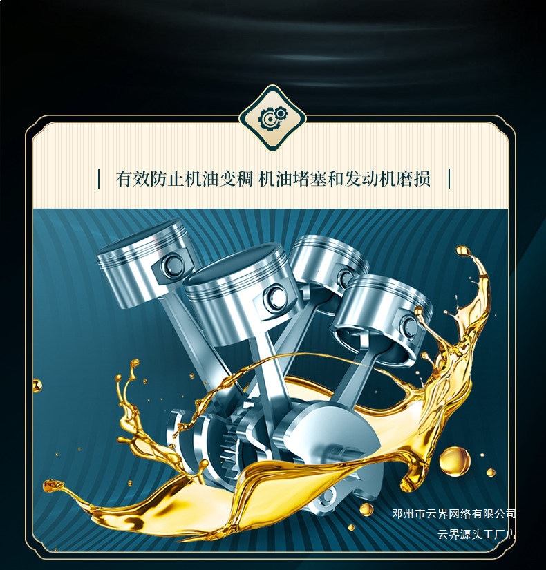 Suitable for Agricultural Vehicles and Trucks, Fully Synthetic Diesel Engine Oil 15W-40Cf-4 Single Cylinder 4 Liters