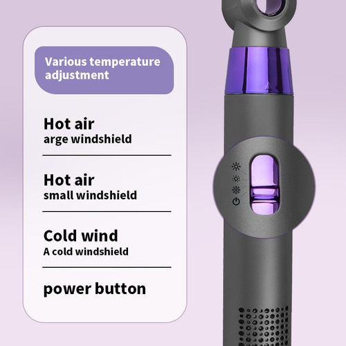 Cross-border best-selling three-in-one hot air comb, automatic curling wand, dual-purpose hair styling electric curling iron