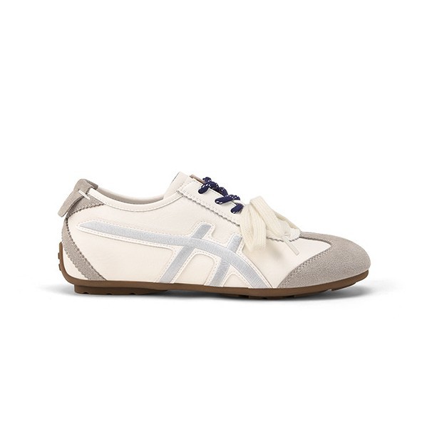 Versión de cuero de vaca, Su Yan, el mismo tipo de zapatos de chicas de doble cordón, zapatos casuales de altura aumentada, zapatos de entrenamiento de mujeres, zapatos de entrenamiento de mujeres