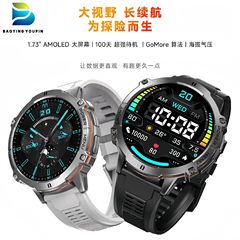 アウトドアスポーツ 3つの保護機能 大型バッテリー X3 スマートウォッチ ディスク HD 大画面 Bluetooth 通話 心拍数 気圧 地磁気