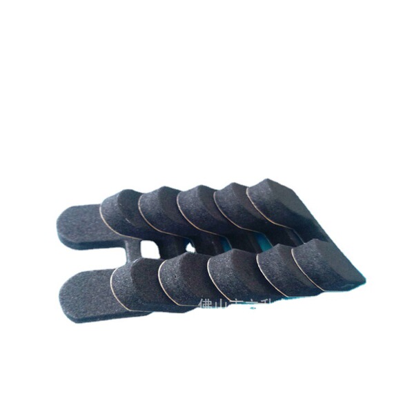 Black rubber pad