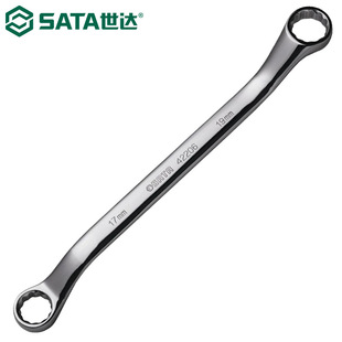 Shida 42206 Torx Wrench Dual-purpose Double Torx Wrench Wrench Fully Polished 17x19MM
