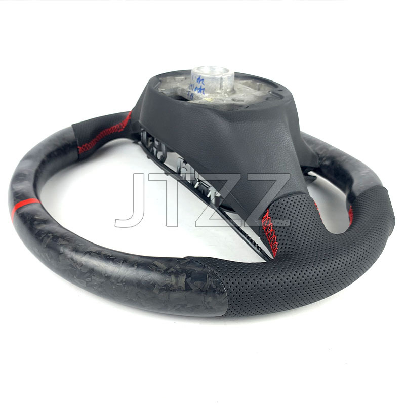 Suitable for Volkswagen Golf MK8GTI Tiguan CC Passat Touron carbon fiber steering wheel modification