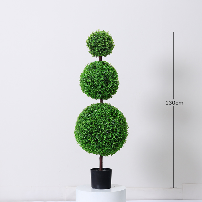 Simulación de bola de hierba de Milán, falsa planta verde, planta en maceta, decoración de piso para el hogar de interior, decoración de bolas, paisajismo de plantas biónicas