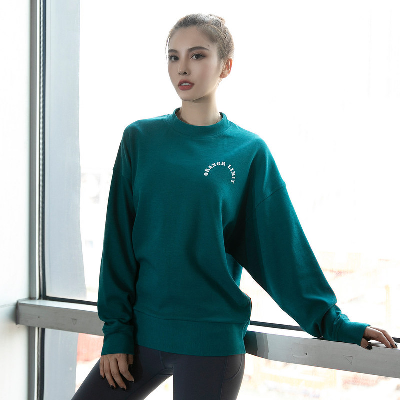 Sports Sweatshirt for Women, Slimming, Loose, Casual, Long-Sleeved, Running, Elastic Training, Outdoor Fashion, Autumn and Winter Yoga Fitness Wear Sports Sweatshirt for Women, Slimming, Loose, Casual, Long-Sleeved, Running, Elastic Training, Outdoor Fashion, Autumn and Winter Yoga Fitness Wear