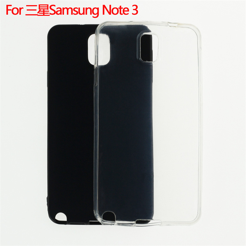 For Samsung Galaxy note 3 Phone Case for Samsung note3 Protective Case Transparent Pudding Material